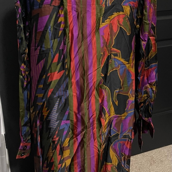 Colorful Button-Up Dress - Picture 8 of 8